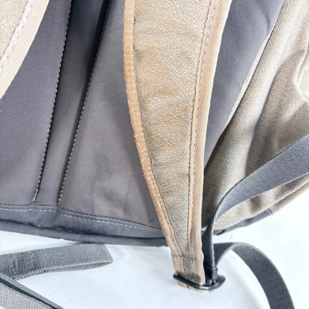 Bellroy Classic Backpack Tan Charcoal Two-Tone Laptop Bag Woven Fabric